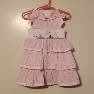 Mud Pie Bunny Dress 0-6mos